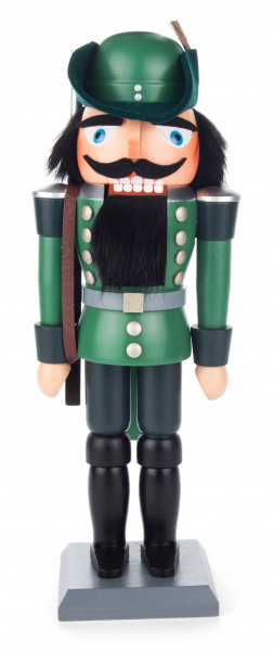 Dregeno Erzgebirge - Nussknacker Förster grün, 28 cm