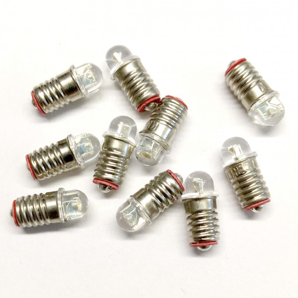 Hubrig - LED Ersatzlämpchen E5,5 3,5V - 10 Stück
