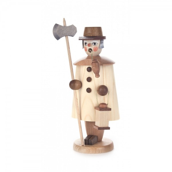 Dregeno Erzgebirge - Räuchermann Nachtwächter, natur - 19cm