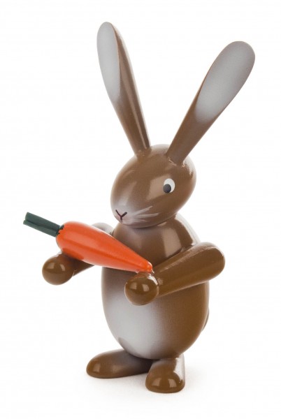Dregeno Erzgebirge - Hase braun mit Möhre