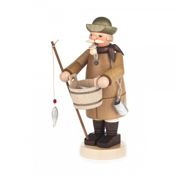 Dregeno Erzgebirge - Räuchermann Angler - 18cm