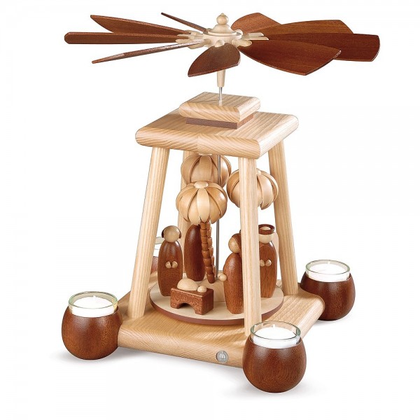 Müller Moderne Säulenpyramide mit Christi Geburt 34cm