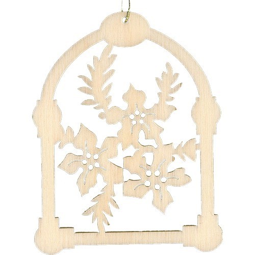 Lenk & Sohn Baumbehang Bogen Motiv Weihnachtsstern