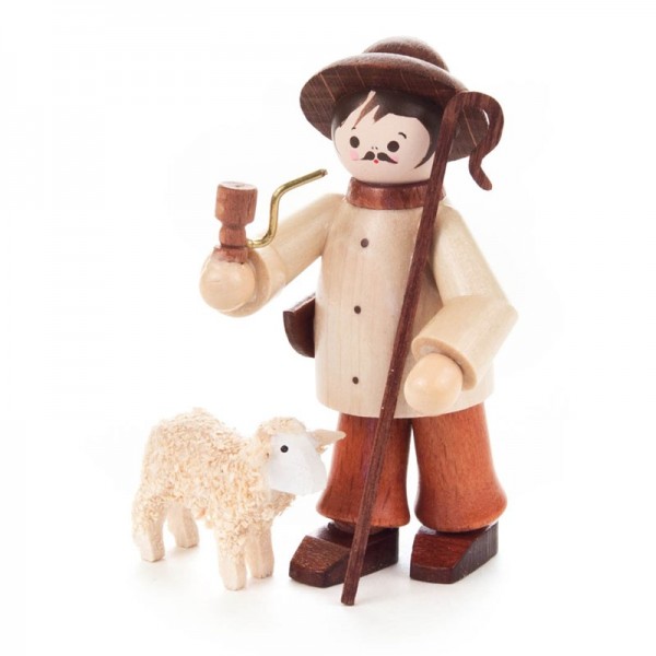 Dregeno Erzgebirge - Miniatur-Hirte mit Schaf