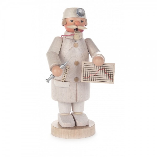 Dregeno Erzgebirge - Räuchermann Arzt - 19cm