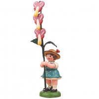 Hubrig Blumenmädchen 11cm Blumenkind mit Tränendes Herz Hubrig Blumenmädchen 11cm Blumenkind mit Tränendes Herz