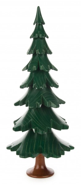 Dregeno Erzgebirge - Baum grün lasiert 24,5 cm