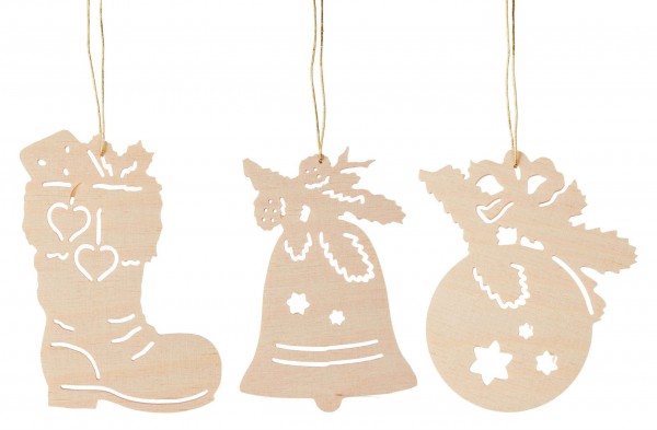 Dregeno Erzgebirge - Behang Stiefel, Glocke, Kugel