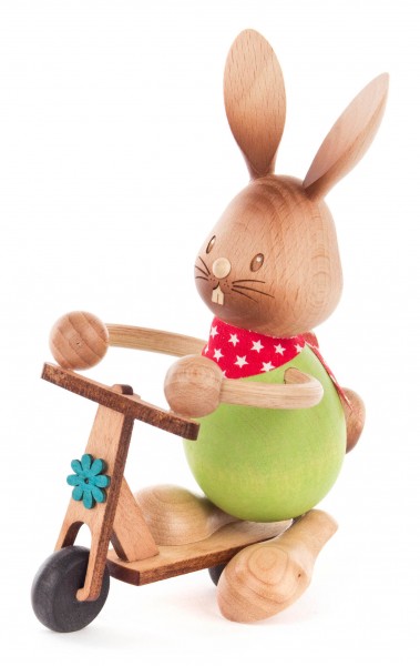 Dregeno Erzgebirge - Hase „Stupsi“ mit Roller