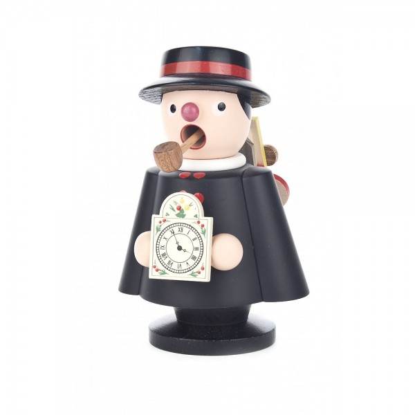 Dregeno Erzgebirge - Räuchermann Uhrenhändler - 11cm