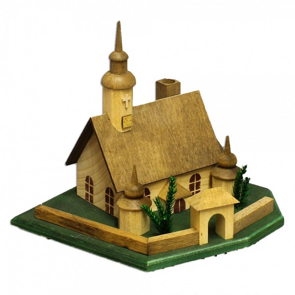 HELA Holzkunst - Kirche Crottendorf natur