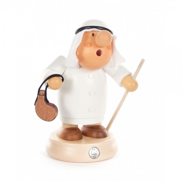 Dregeno Erzgebirge - Räuchermann-Serie Müllerchen - Araber - 16cm