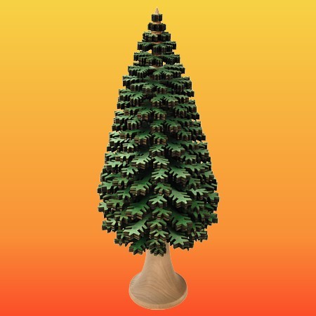 Lenk & Sohn Erzgebirgischer Schichtenbaum Nadelbaum 30cm grün