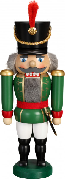 Seiffener Volkskunst Husar grün
