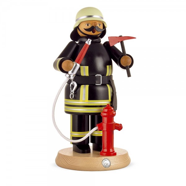 Müller Räuchermann groß Feuerwehrmann aktuell 24cm