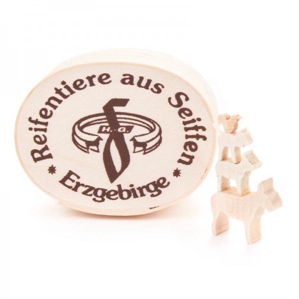Dregeno Erzgebirge - Miniatur-Bremer Stadtmusikanten, klein, in Spandose