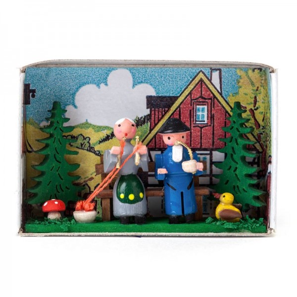 Dregeno Erzgebirge - Miniatur-Zündholzschachtel Feierohmd