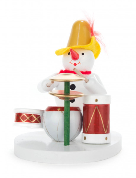 Dregeno Erzgebirge - Schneemann am Schlagzeug