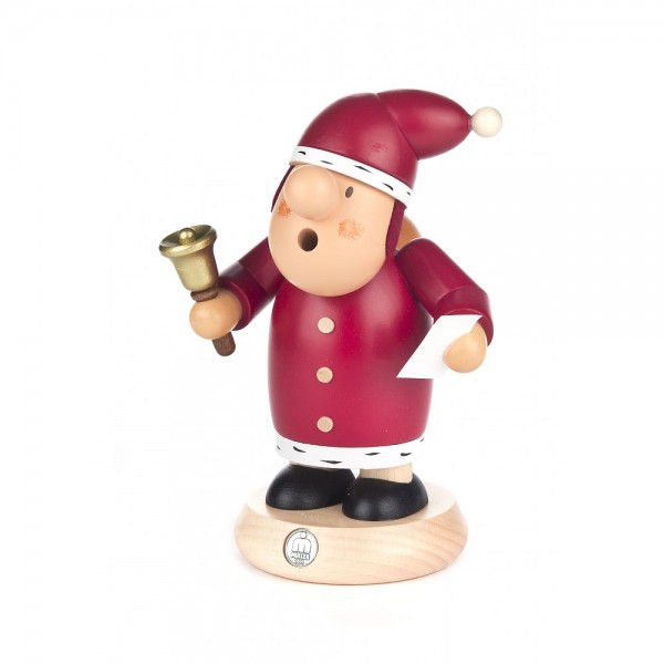 Dregeno Erzgebirge - Räuchermann-Serie Müllerchen - Weihnachtsmann - 16cm