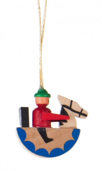 Dregeno Erzgebirge - Behang Reiterlein, blau
