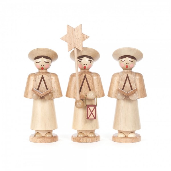 Dregeno Erzgebirge - Kurrendefiguren, mittelgroß, natur