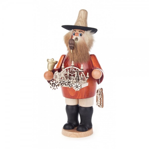 Dregeno Erzgebirge - Räuchermann Schwibbogenhändler - 24cm