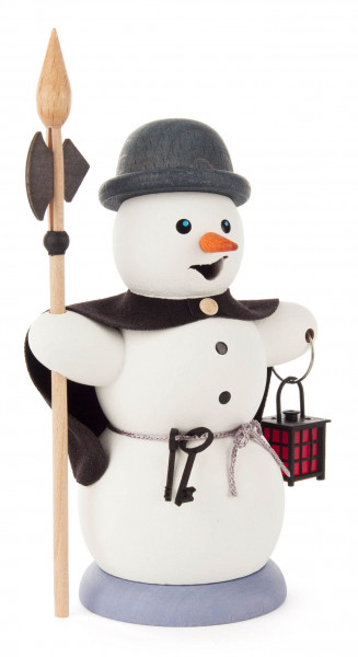 Dregeno Erzgebirge - Räuchermann Schneemann Nachtwächter