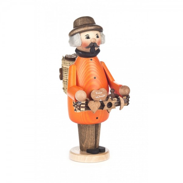 Dregeno Erzgebirge - Räuchermann Pfefferkuchenhändler - 17cm