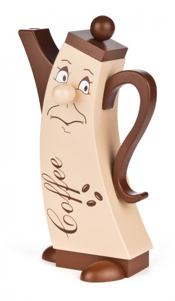 Dregeno Erzgebirge - Räucherfigur Kaffeekanne