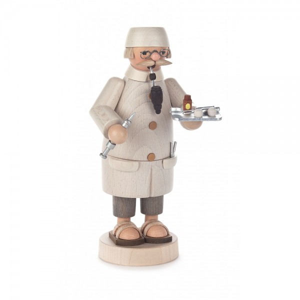 Dregeno Erzgebirge - Räuchermann Zahnarzt mit Spritze - 18cm