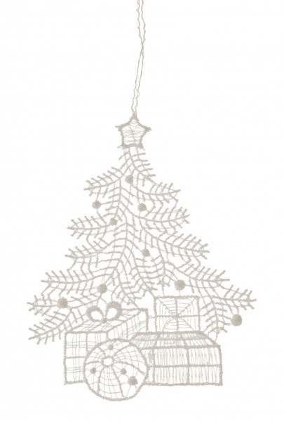 Dregeno Erzgebirge - Behang Baum mit Geschenken