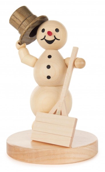 Dregeno Erzgebirge - Schneemann mit Schippe