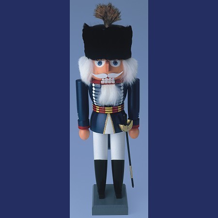 KWO Nussknacker Erzgebirge Britischer Husar 26cm