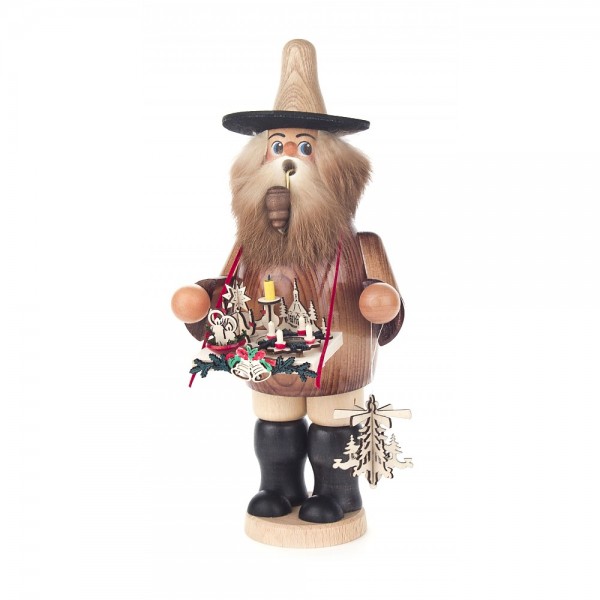 Dregeno Erzgebirge - Räuchermann Adventsleuchterhändler - 25cm
