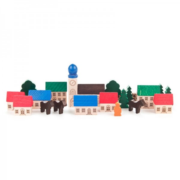 Dregeno Erzgebirge - Miniatur-Bergdorf, 27-teilig