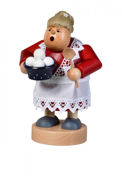 KWO Räuchermann Erzgebirge Kloßfrau