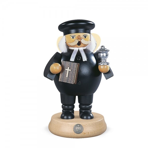 Müller Räuchermann mittelgroß evang. Pfarrer 18cm