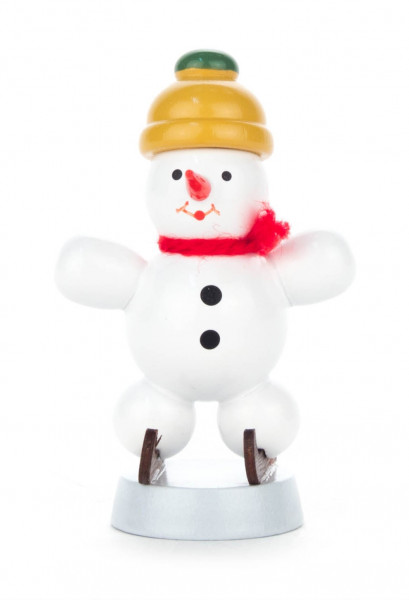 Dregeno Erzgebirge - Schneemann mit Schlittschuhen
