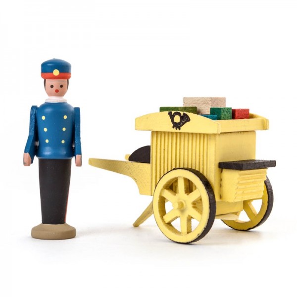 Dregeno Erzgebirge - Miniatur-Seiffener Postkarren