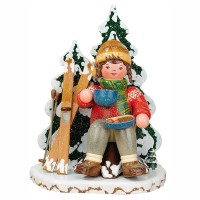 Hubrig Winterkinder Räuchermann Schneeschuhfahrerin Hubrig Winterkinder Räuchermann Schneeschuhfahrerin