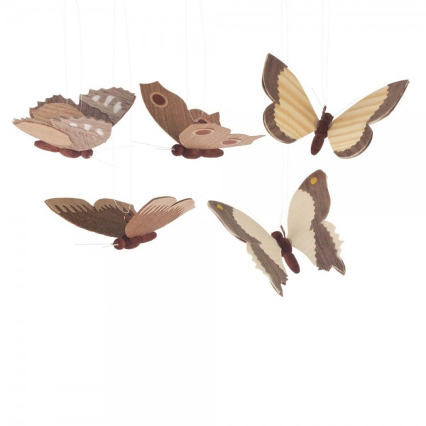Dregeno Erzgebirge - Behang - Schmetterlinge, natur, 5-teilig