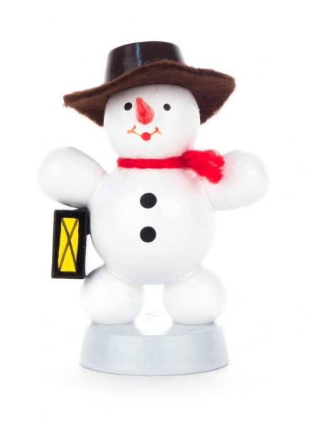 Dregeno Erzgebirge - Schneemann mit Laterne
