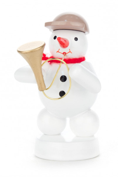 Dregeno Erzgebirge - Schneemann mit Tuba