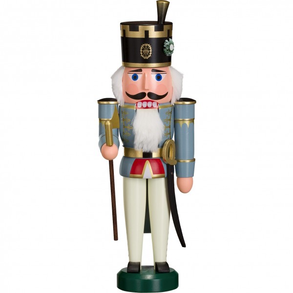 Seiffener Volkskunst Nussknacker Mittelgross - Offiziant 28cm