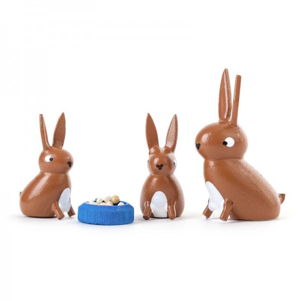 Dregeno Erzgebirge - Miniatur-Hasenfamilie