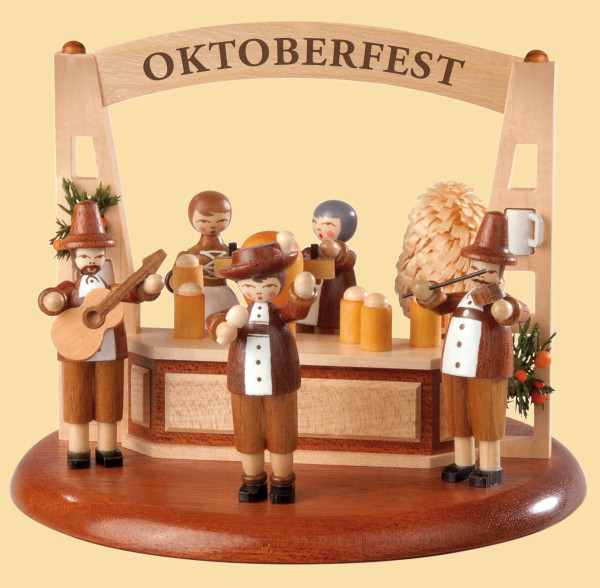 Motivplattform für elektr. Spieldosen - Oktoberfest, 13cm, ø15cm