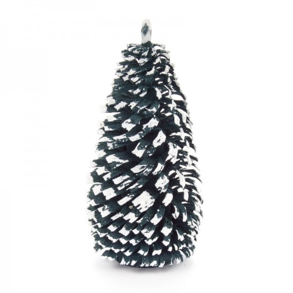 Dregeno Erzgebirge - Miniatur-Seiffener Fichte, grün, 8 cm