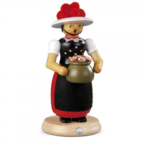 Müller Räuchermann groß Schwarzwaldmädel 25cm