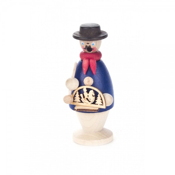 Dregeno Erzgebirge - Miniatur-Räuchermann Schwibbogenhändler - 9cm