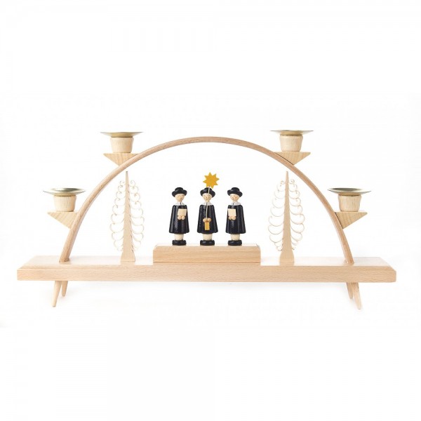 Dregeno Erzgebirge - Schwibbogen mit Kurrende - 32cm